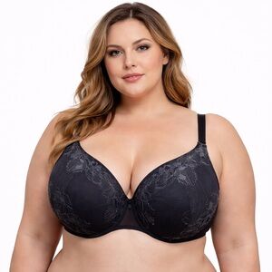 Cacique Elegant Blue Lace Bra. 40DD. GUC